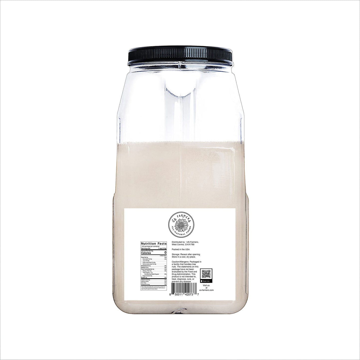 Us-Farmers Natural Premium Quality Garlic Powder In Jar, 5 Lb