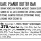 Big Spoon Roasters Nut Butter Bars Low Carb, High Protein Bars With Non Gmo Pea Protein Energy Bars With Peanut & Pecan Butters