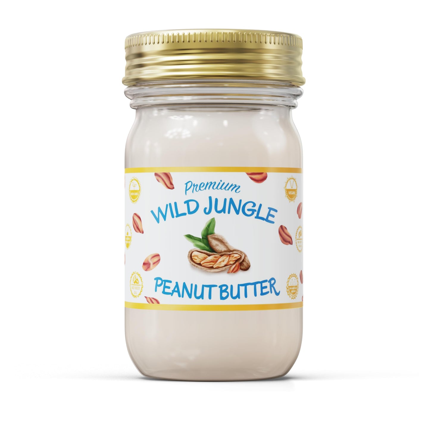 Natural Zing Raw OrganicWild Jungle Peanuts - 12 oz | Healthy Organic Heirloom Peanuts | Rare, Non-Hybridized Ecuadorian Variety