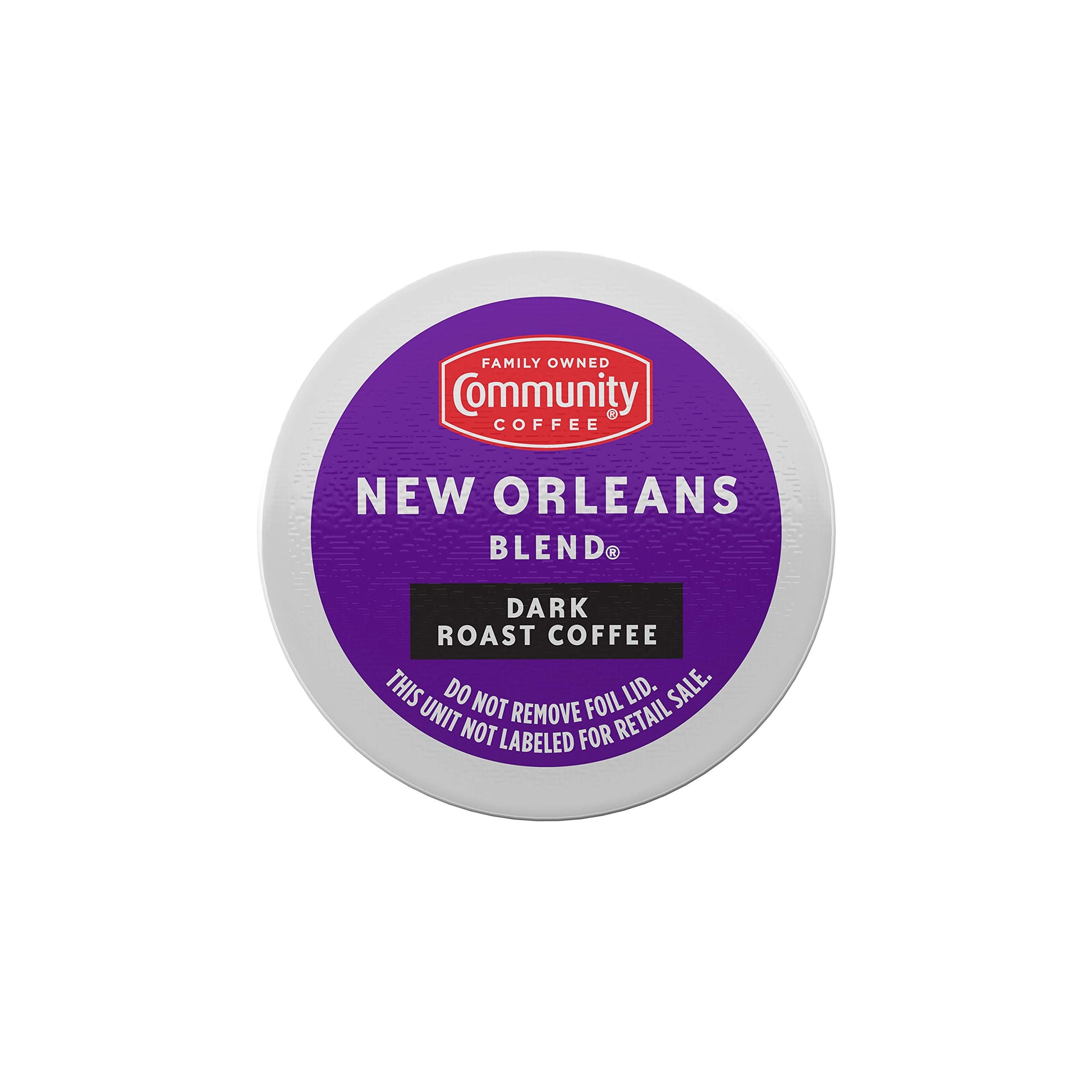 Community Coffee New Orleans Blend Dark Roast Coffee Pods, 18 Count, Compatible with Keurig 2.0