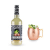 Collins Moscow Mule Mix - Lime Juice & Real Sugar Mixer, 32 oz, Black, Model 6686