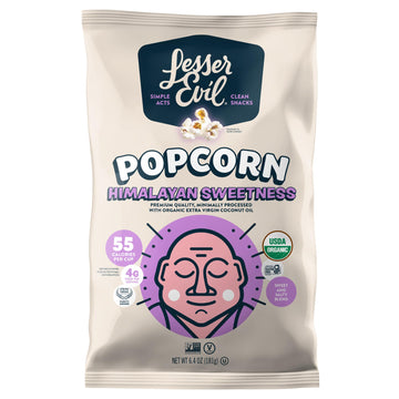 Lesserevil Popcorn Bowl Sweet Organic 7 Ounce