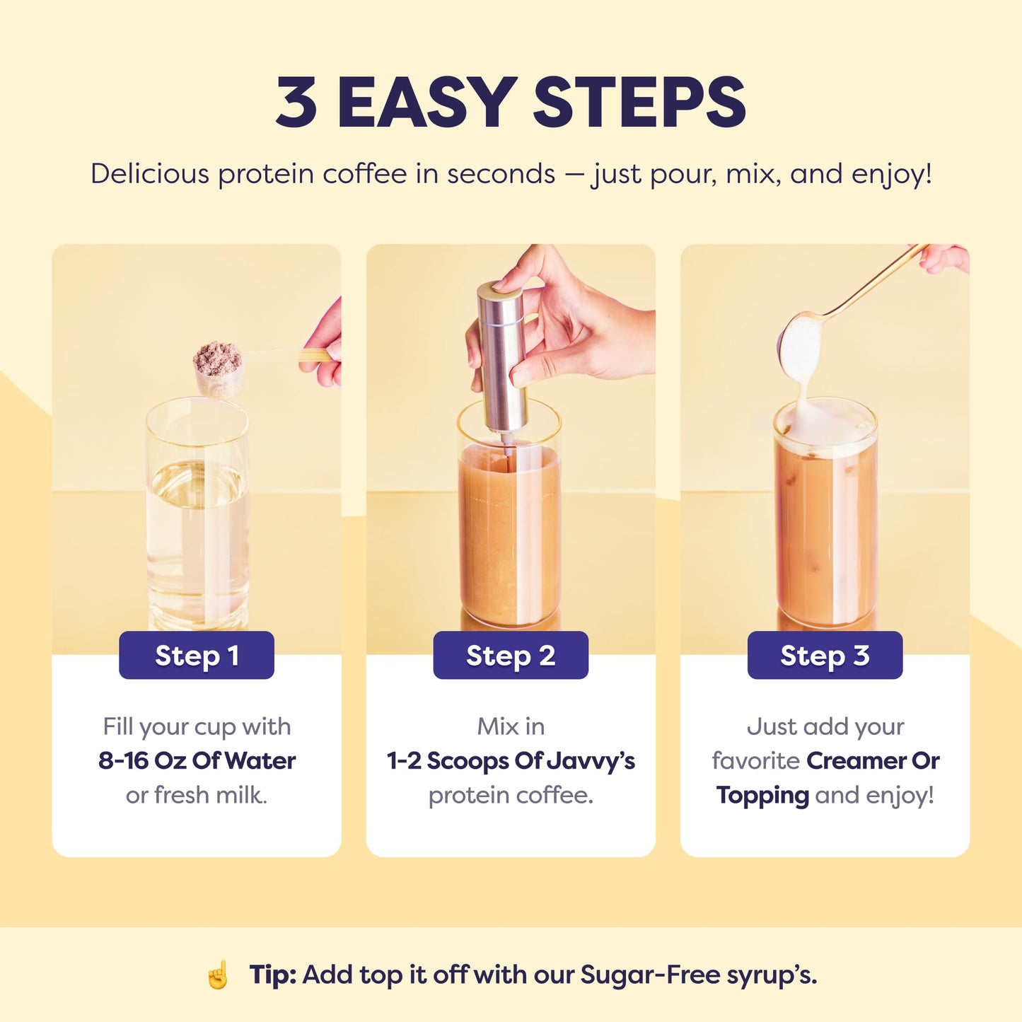 Tiramisu Protein Iced Coffee - enhanced Whey Protein & Instant Iced Coffees - 100% Natural Cold Brew- Zero Artificial Flavors & Sweeteners  80 mg Caffeine Per Serving  No Added Sugar  20 Servings