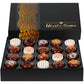 Hazel & Creme Chocolate Cookie Gift Box - 20 Count Chocolate Covered Cookies - Gourmet Food Gift for Him or Her