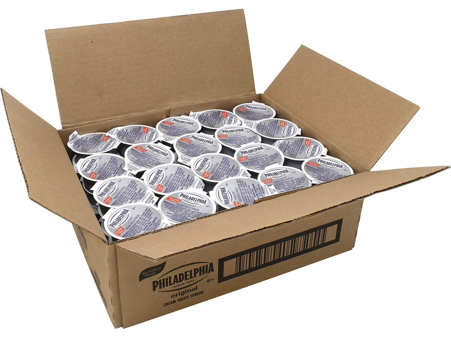 Kraft Philadelphia Original Cream Cheese Spread - Cup, 3/4 Ounce -- 100 per case. by Philadelphia