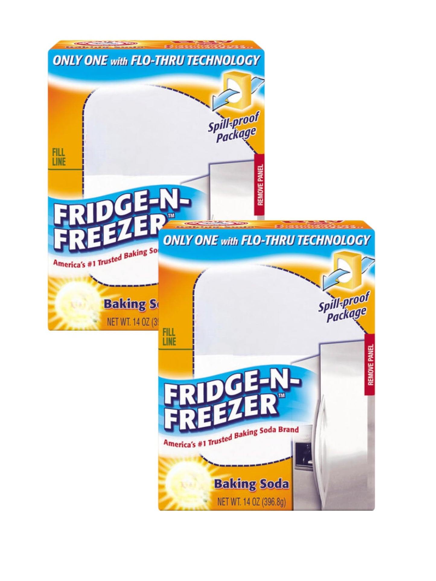 Baking Soda  14 Oz (Pack Of 2) - Fridge And Freezer Odor Absorber