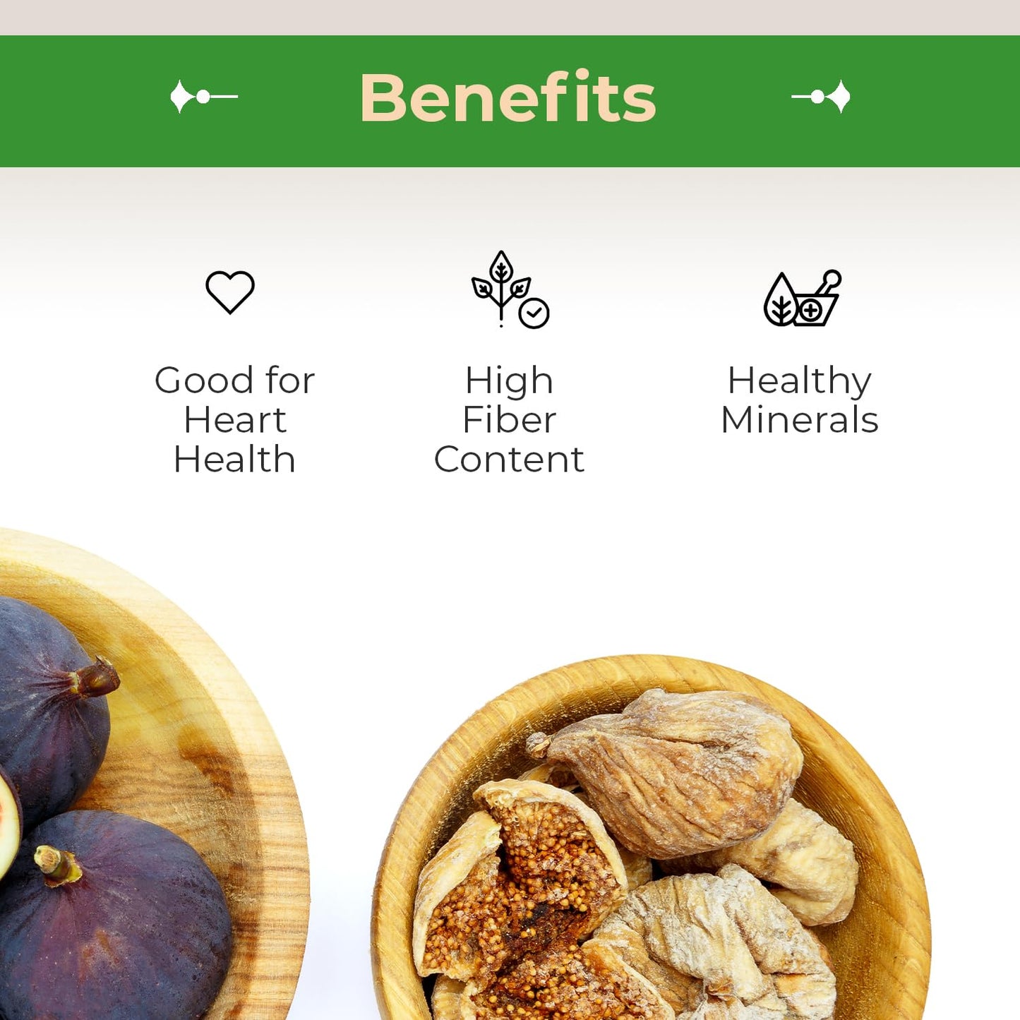 Sincerely Nuts Organic Dried Turkish Figs (2 Lb)-Vegan, Kosher, And Gluten-Free Food-Nutritious And Delicious On-The-Go Snack-Lo