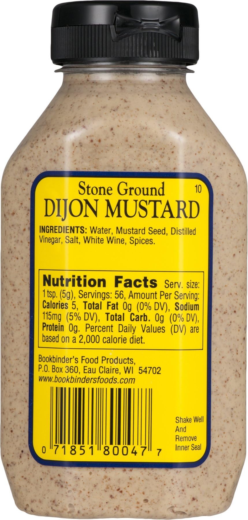Bookbinders Mustard Dijon Ground, 10 Oz