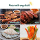 Vivid Kitchen Ssamjang Bbq Sauce - Korean Fusion Marinade & Dipping Sauce - 8.6 Oz Bottle - Authentic Mild & Hot Flavor - No Msg