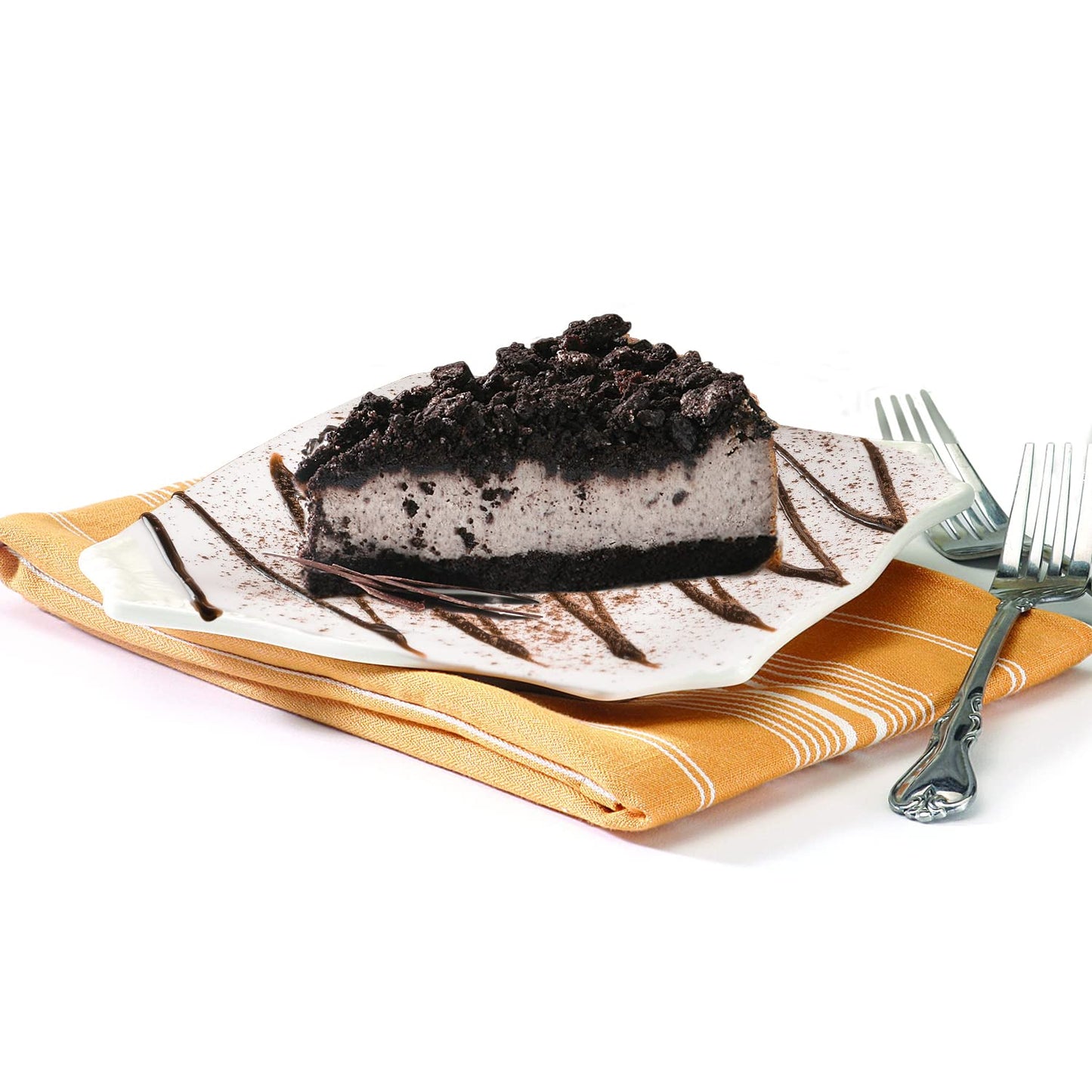 David's Cookies Cookies and Cream Cheesecake 10 - Pre-sliced 14 pcs. Extra Creamy Cheesecake, Fresh Bakery Dessert Great Gift Id