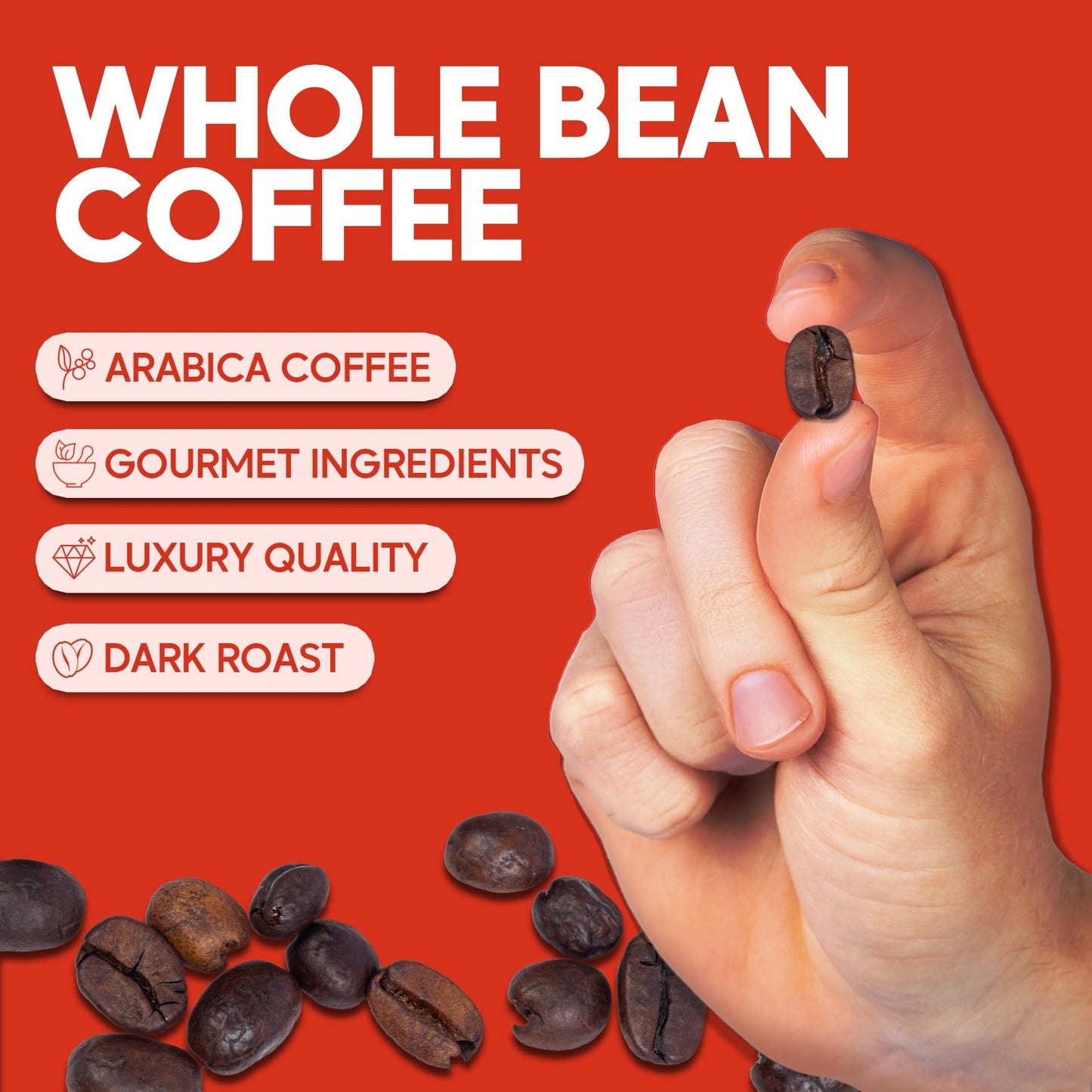 Sarasota Coffee Whole Bean Decaf | Dark Roast Gourmet Decaffeinated Coffee Beans | Low Acid, Mold Free, Specialty Grade Bulk Bea