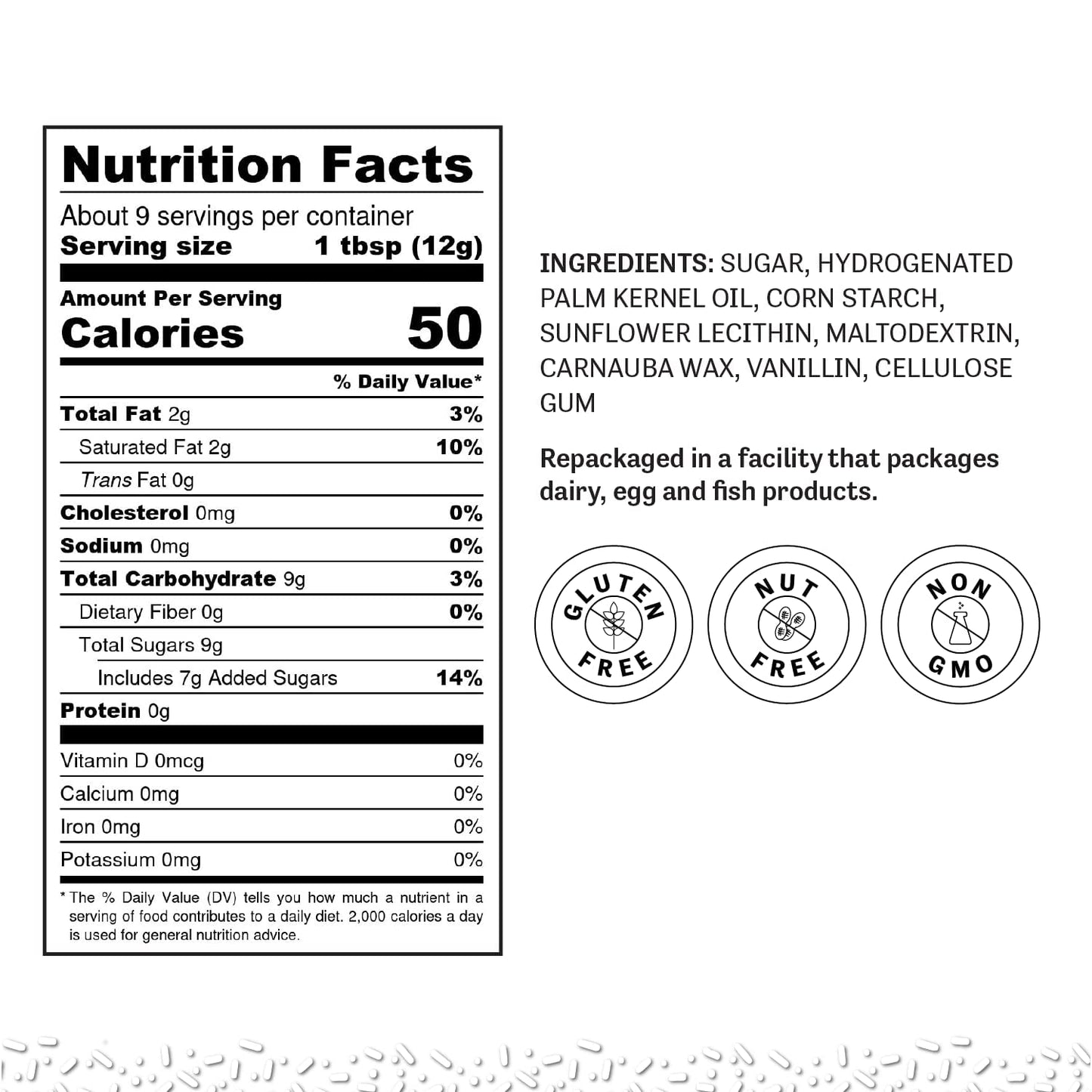 Judees White Sprinkles - Gluten-Free, Nut-Free, 4 oz - Perfect for Baking and Decoration