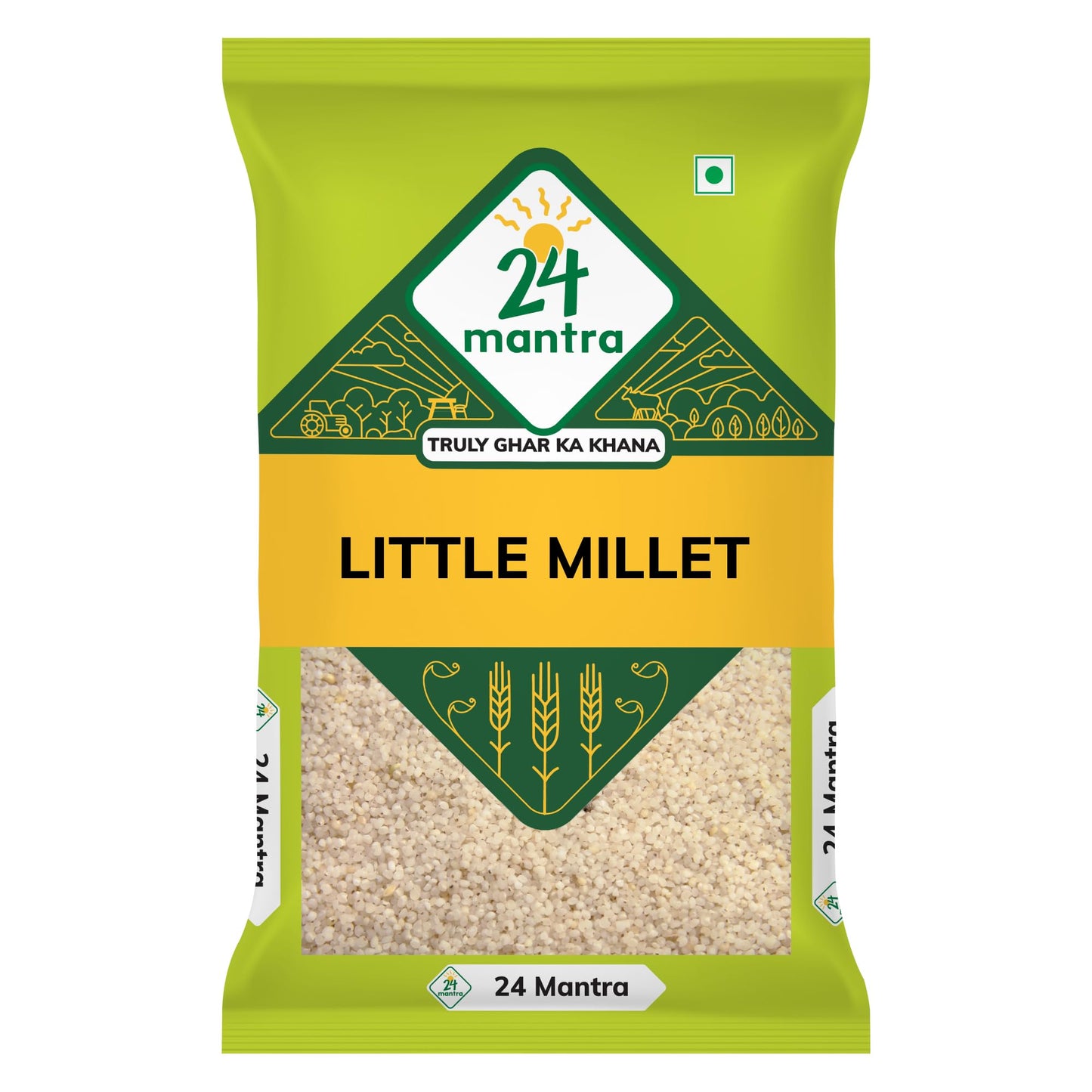24 Mantra Little Millet - 500Gms | Pack Of 1 | 100% Organic | Chemical Free & Pesticides Free | Gluten-Free