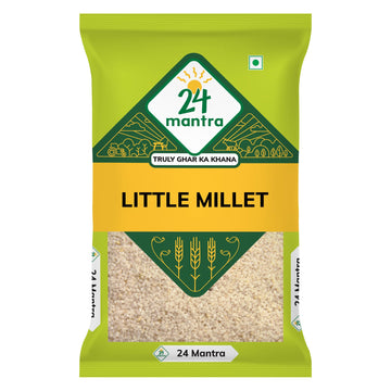 24 Mantra Little Millet - 500Gms | Pack Of 1 | 100% Organic | Chemical Free & Pesticides Free | Gluten-Free