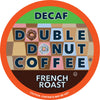 Double Donut Decaf Coffee Pods, Decaf French Roast, Single Serve Coffee For Keurig K Cups Machines, Decaf Dark Roast Coffee, 24 Count…