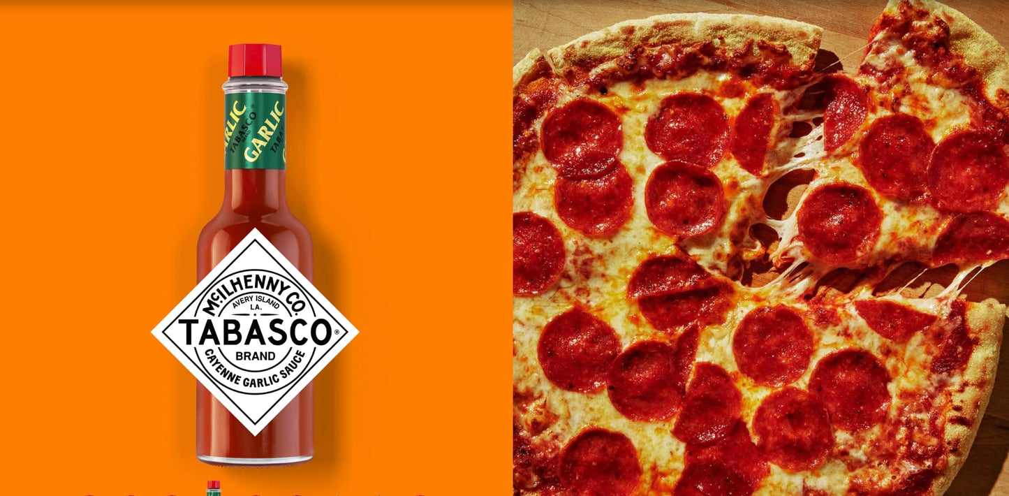 Tabasco Pepper Sauce, Garlic, 5 Ounce