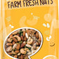 Dry Roasted Deluxe Mixed Nuts With Himalayan Salt (1 Lb.) - A Super Tasty Mix Of Almonds, Brazil Nuts, Cashews, Pecans & Pistachios - Farm Fresh Nuts Brand