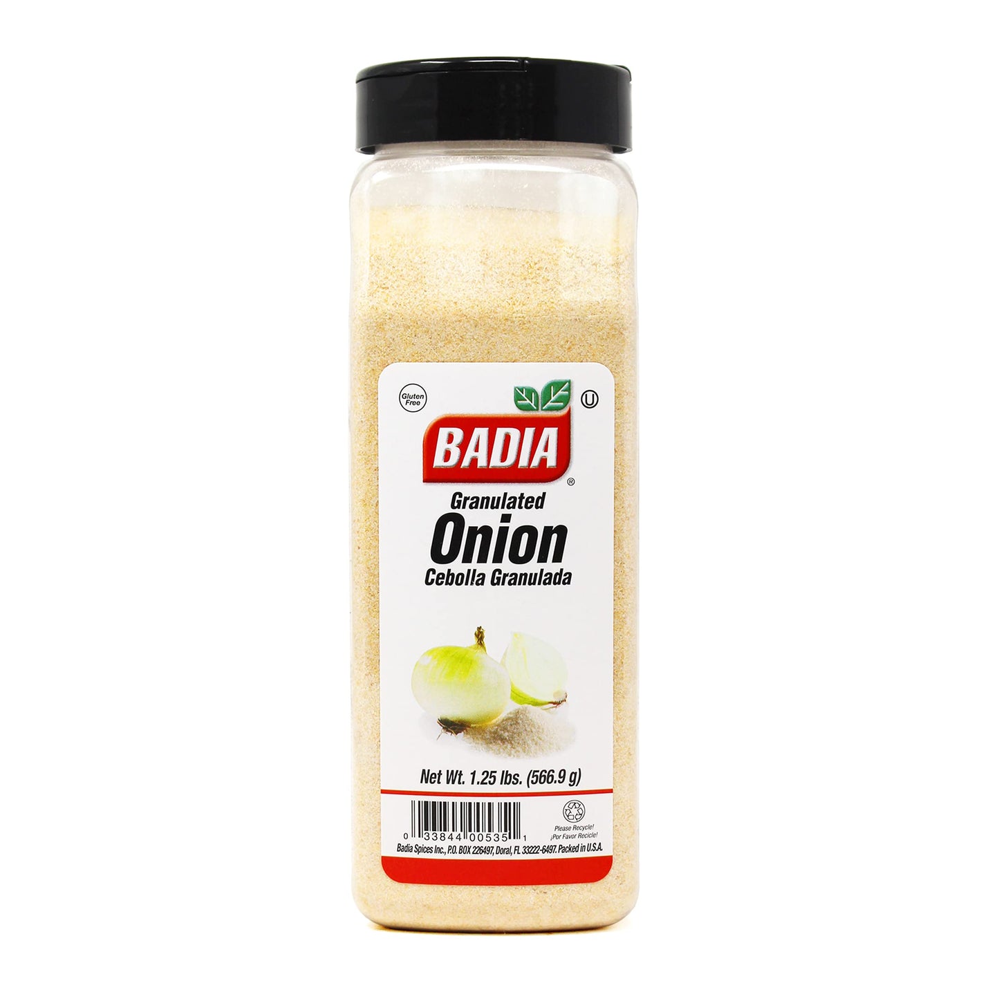 Badia Granulated Onion 1.25 Pound - Bold Savory Sweet Flavor