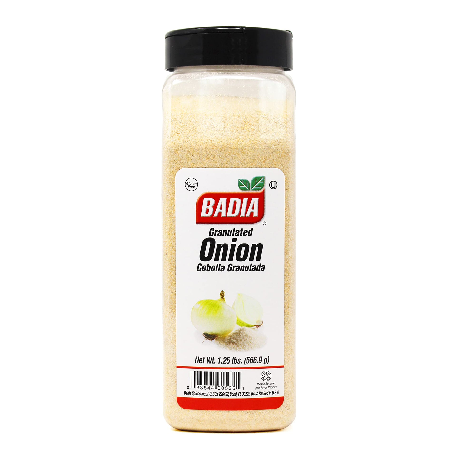 Badia Granulated Onion 1.25 Pound - Bold Savory Sweet Flavor