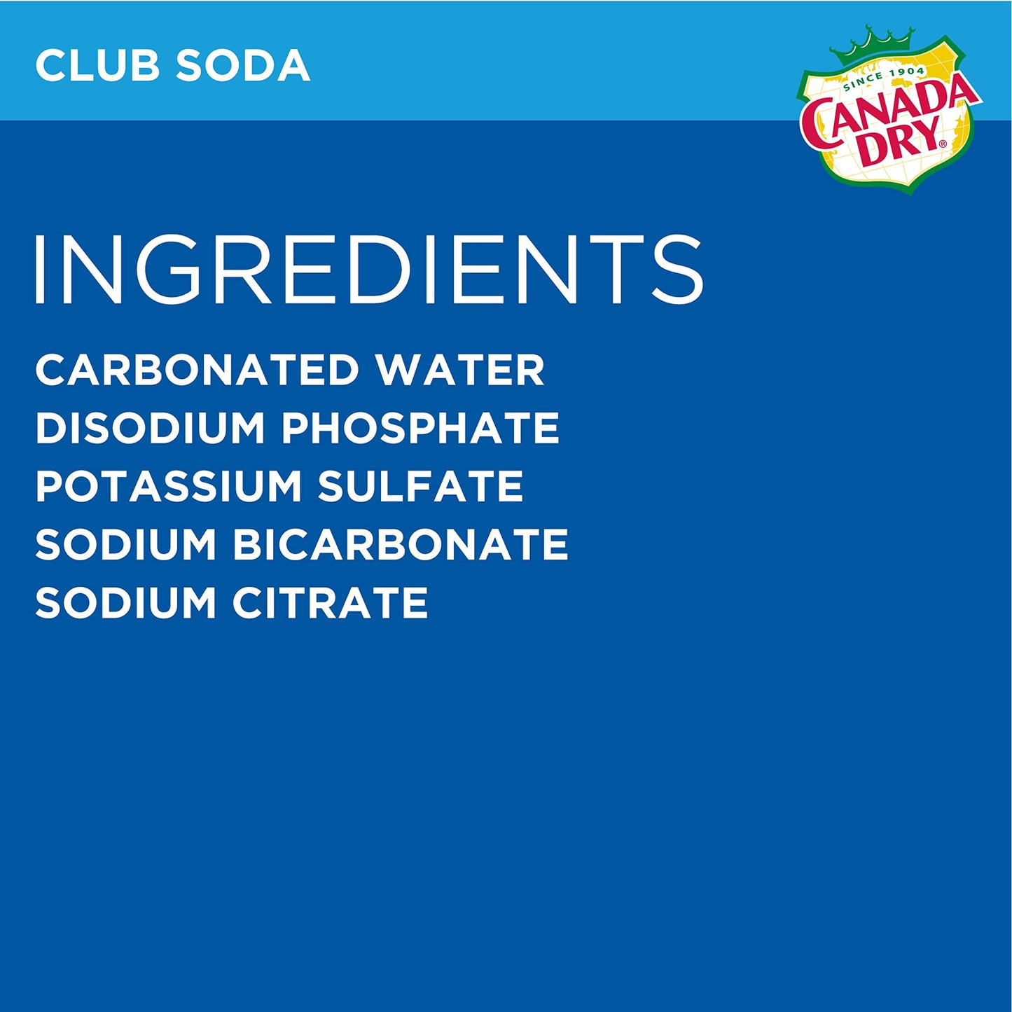 Canada Dry Club Soda, 10 Fl Oz Plastic Bottles, 6 Pack