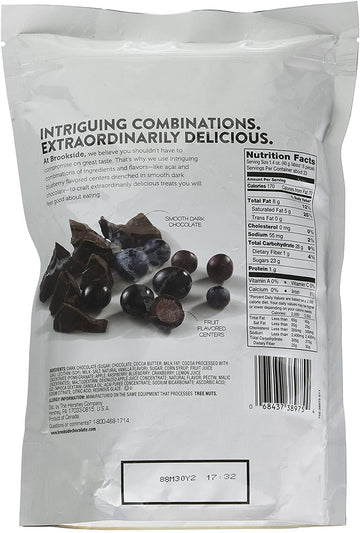 Brookside Dark Chocolate, Acai/Blueberry, Basic, 32 Oz
