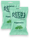 Reeds Peppermint Candy, 6.25oz Bag (Pack of 2) Individually Wrapped Peppermint Hard Candy, The Hampton Candy Company