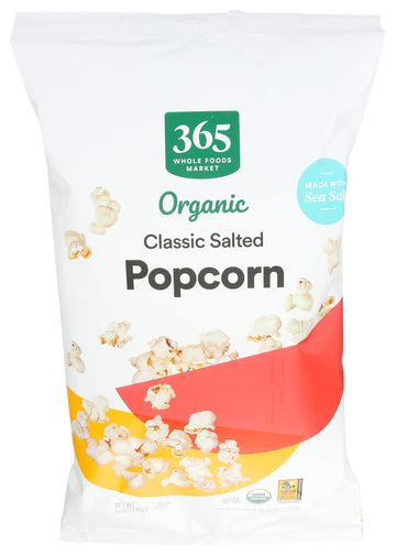 365 By Whole Foods Market, Organic Classic Salted Popcorn, 6 Ounce