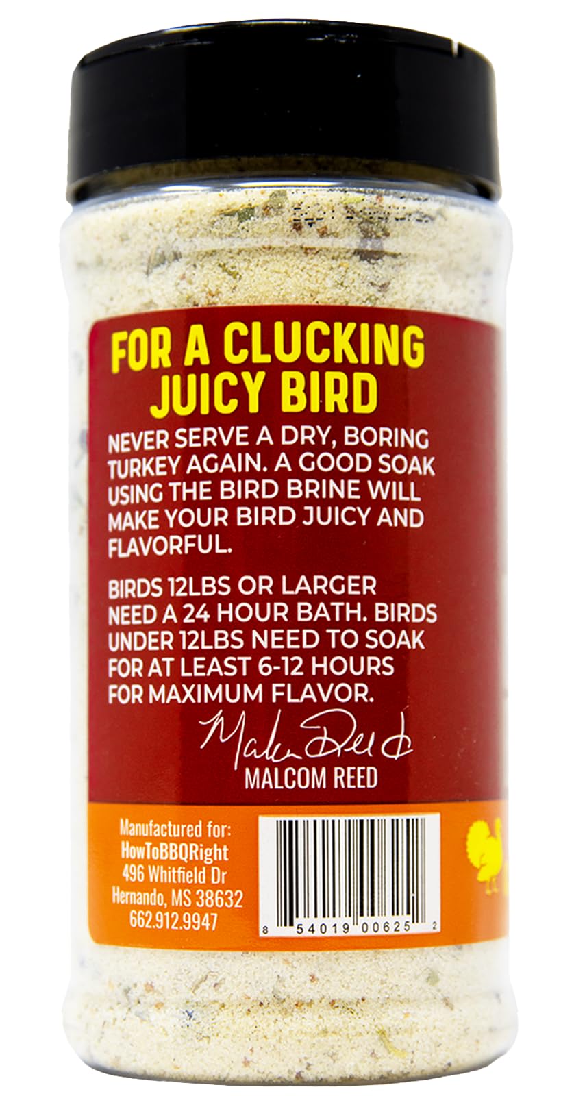 Malcom'S Turkey And Chicken Bird Brine Seasoning | Championship Herb Brine Formulated To Produce A Juicy, Tender Bird Every Time