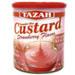 TAZAH Strawberry Custard Powder Mix, No Added Sugar, 12.3 Oz (350g) Tin