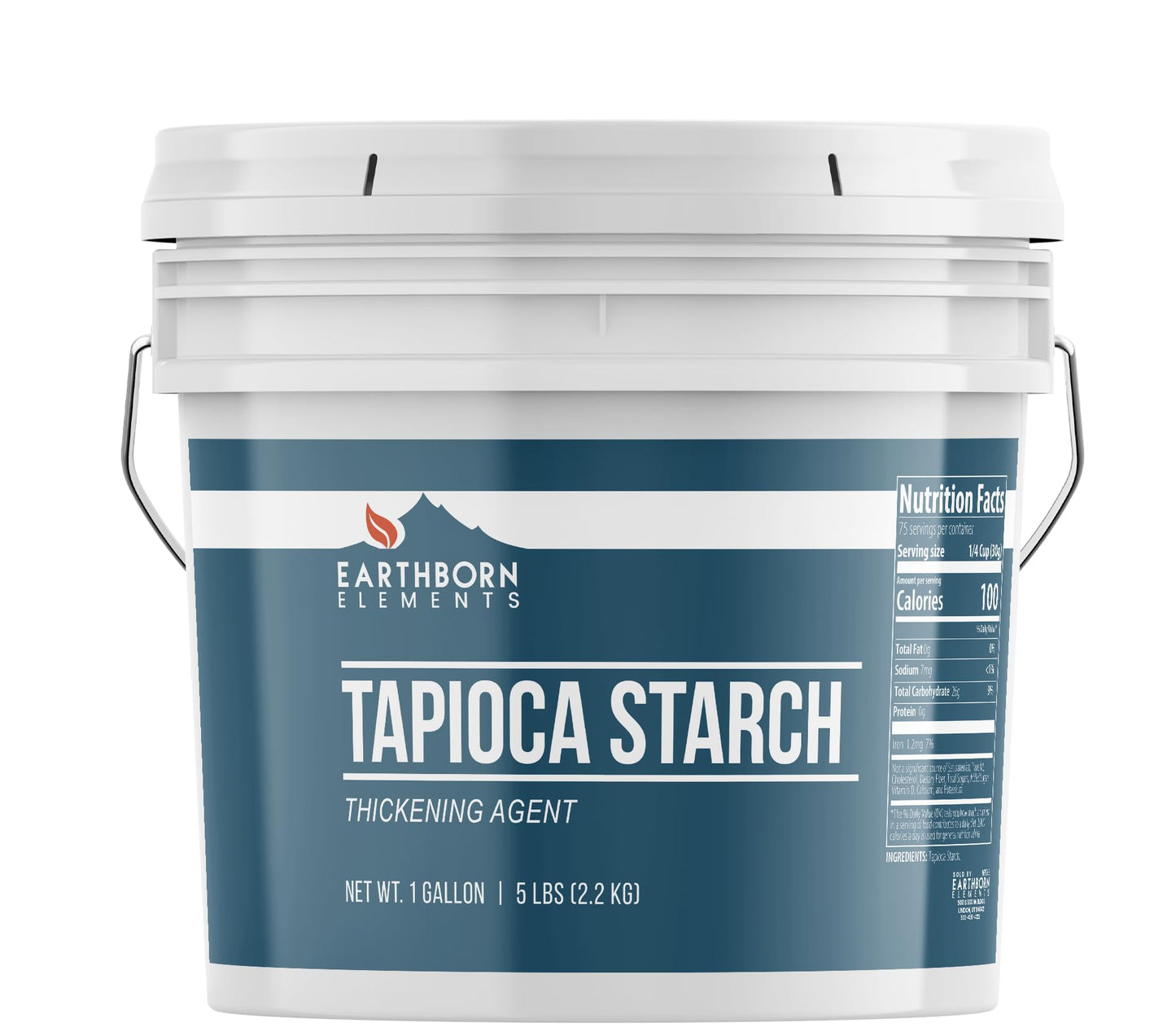 Earthborn Elements Tapioca Starch (1 Gallon), Thickener For Soups, Stews, & Gravies