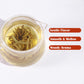 FullChea White Tea Loose Leaf - Yunnan Silver Needle - 2.5oz - Low Caffeine - Refreshing Woody Aroma