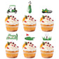 36Pcs Golf Cupcake Toppers Kit, Trophy Golf Ball Shoes Carts Bag Lawn Cupcake Picks Golf Sports Themed Birthday Party Supplies Decorations Decor For Men Baby Shower Birthday Gatherings
