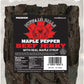 Buffalo Bills Beef Jerky Pieces - 16oz Premium Maple Pepper - One Pound Bag - Random Size Pieces