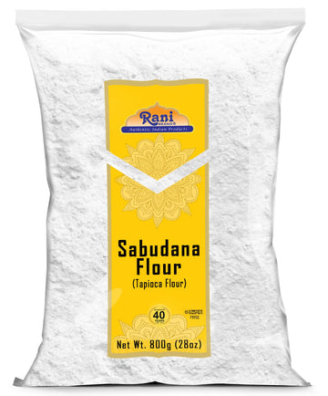 Rani Sabudana Flour (Tapioca/Sago Flour) 28oz (1.75lbs) 800g ~ All Natural | Vegan | Gluten Friendly | NON-GMO | Kosher | Indian