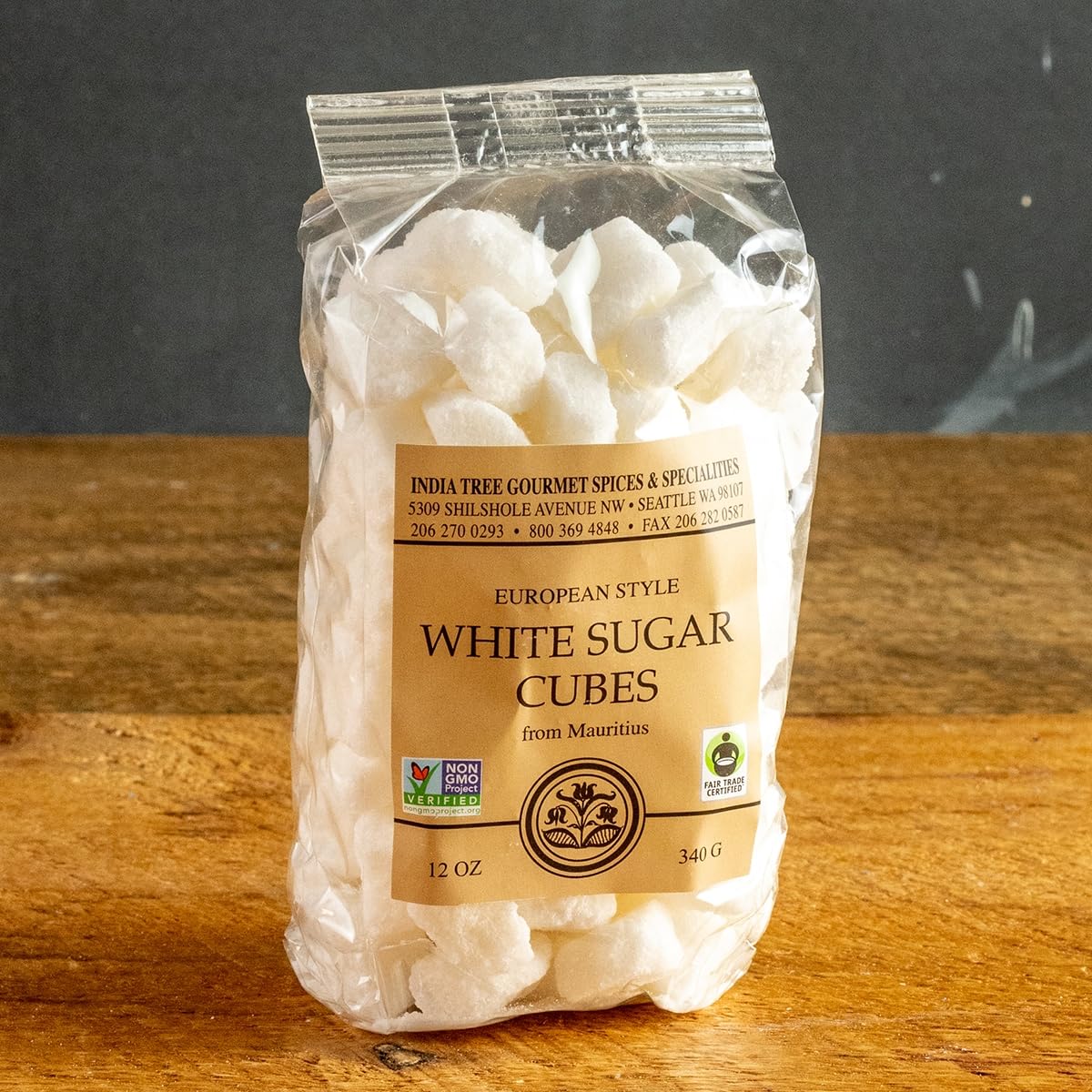 India Tree White Sugar Cubes, 12 oz, Pack of 1, Perfect for Beverages and Desserts