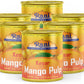 Rani Mango Pulp Puree (Makes Mango Lassi Shakes) Kesar Sweetened 30Oz (1.875Lbs) 850G Pack Of 6 ~ Kosher | All Natural | Non-Gmo | Vegan | No Colors | Gluten Friendly | Indian Origin