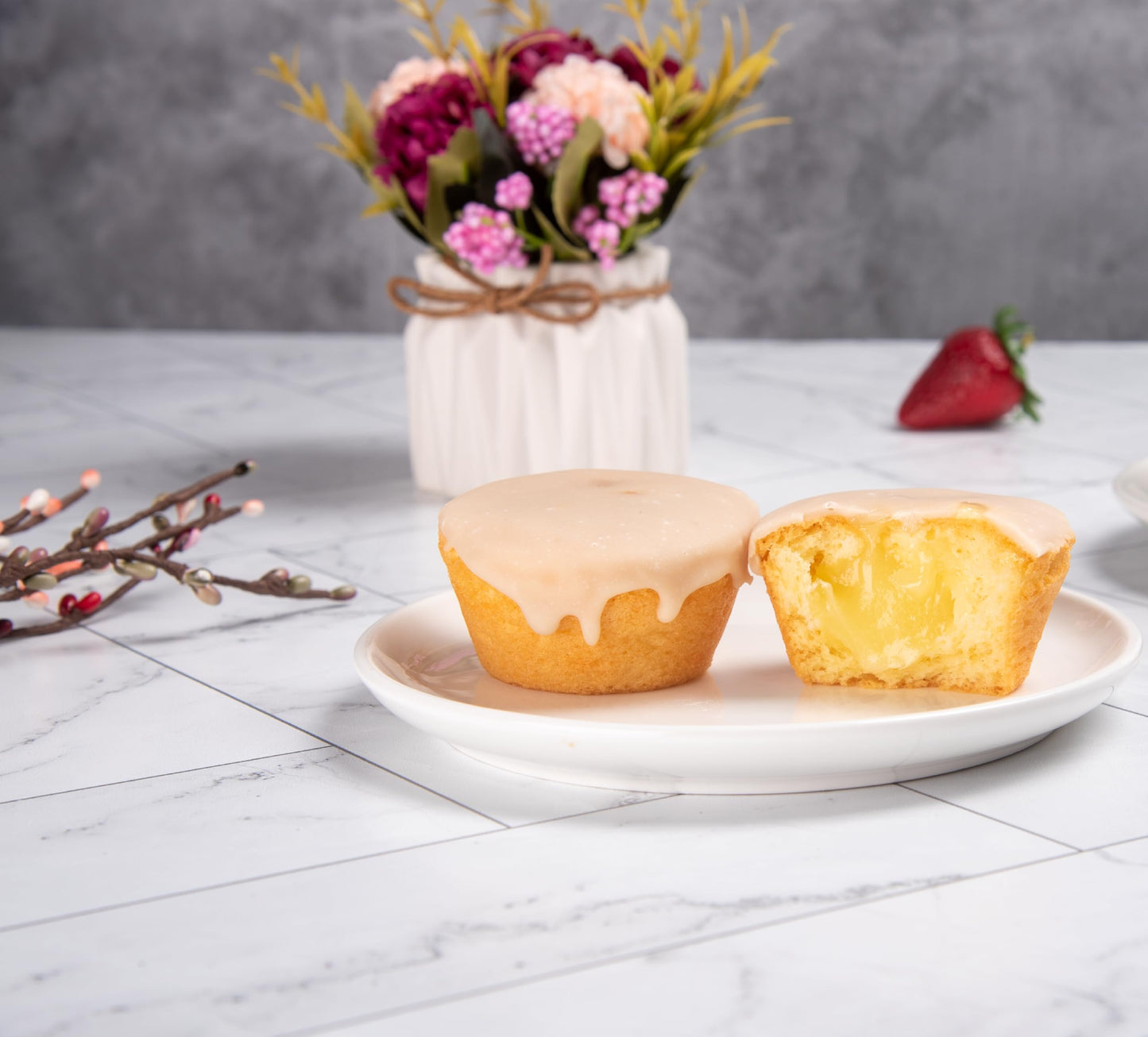 Katz Gluten Free Lemon Crme Filled Cupcakes | Dairy Free, Nut Free, Soy Free, Gluten Free | Kosher (1 Pack of 4 Crme Cupcakes, 7