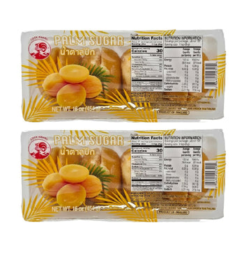 Palm Sugar 16 Oz, 454g (Pack of 2)