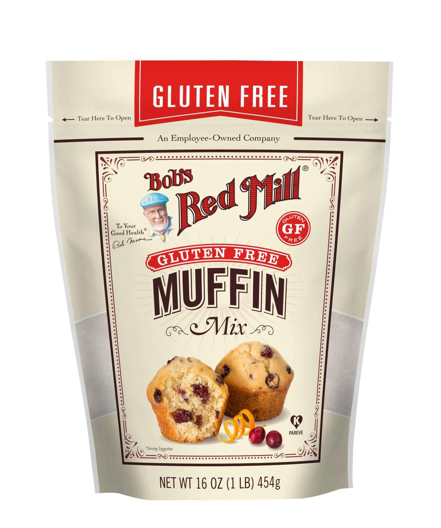 Bobs Red Mill Gluten Free Muffin Mix, 16 Oz