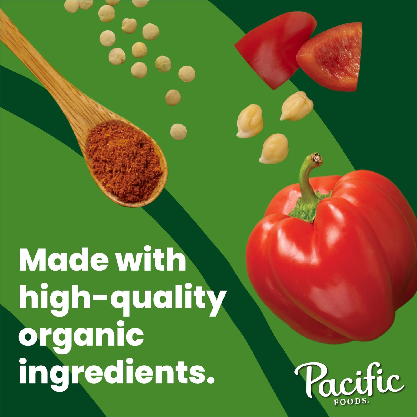 Pacific Foods Organic Spicy Harissa Lentil Soup, Plant Based, 16.3 Oz Can (Pack Of 12)