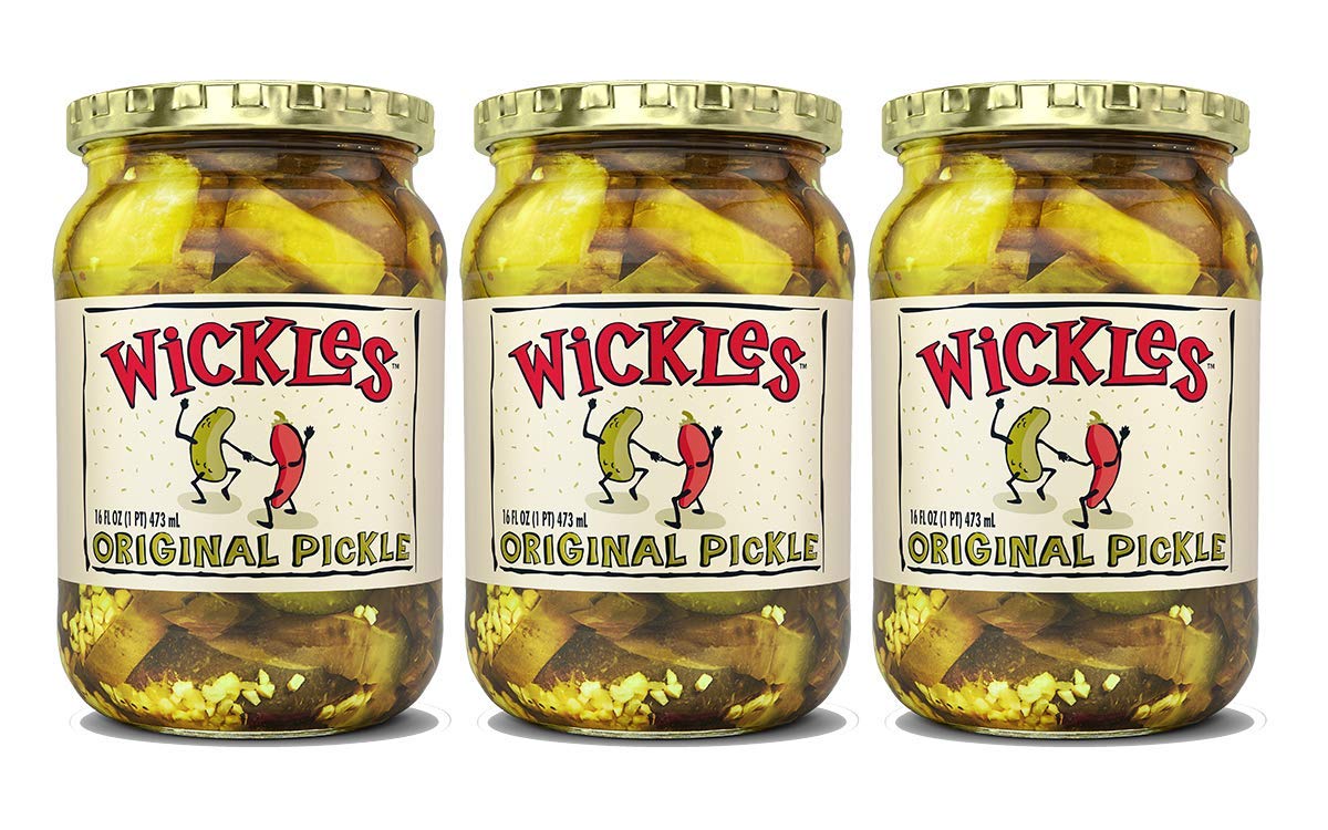 Wickles Original Slices  16 oz (Pack of 3)