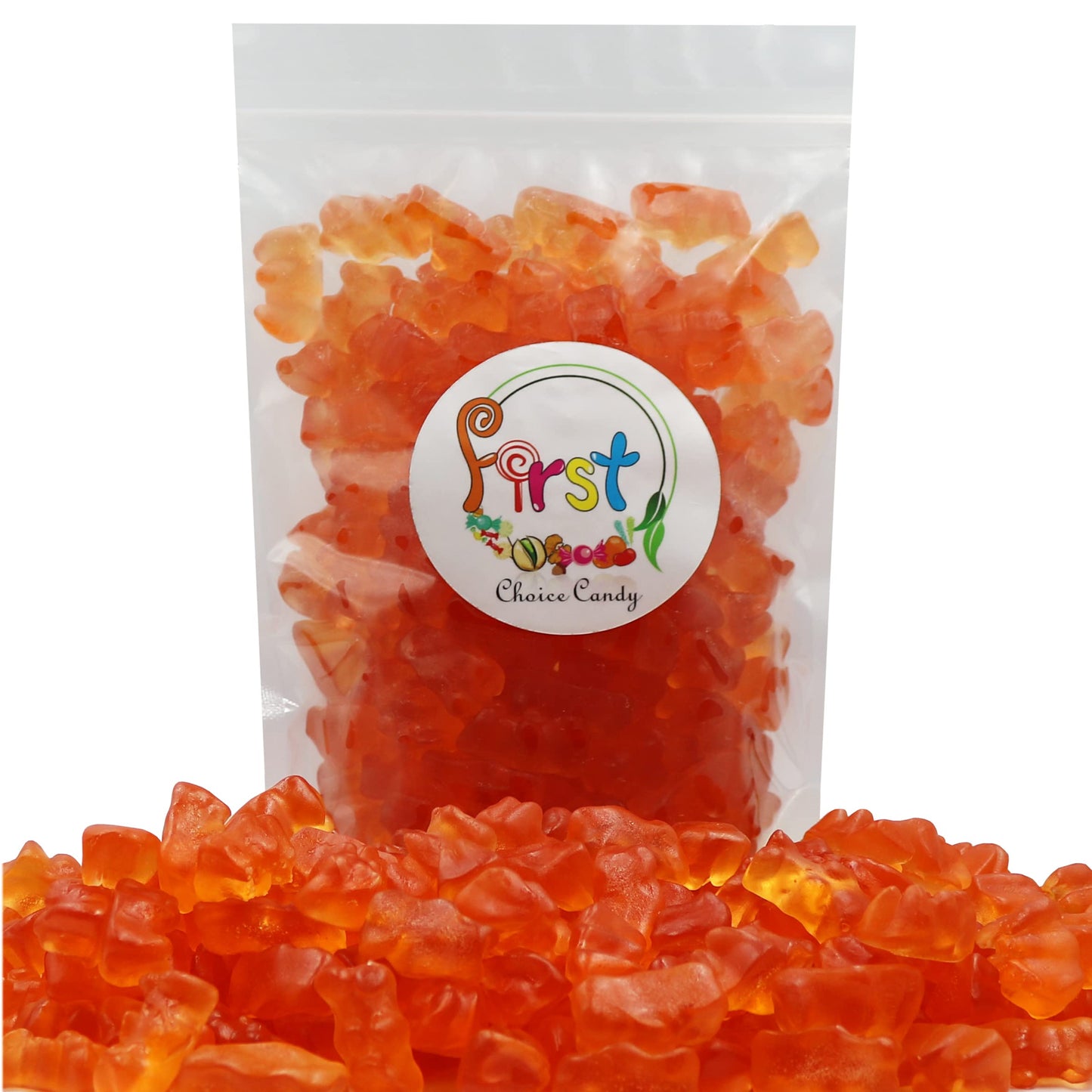 FirstChoiceCandy Gummy Bears Non-  ic Champagne 2.5 Pound Pack
