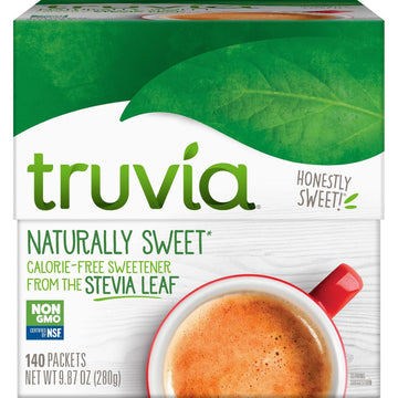 Cargill 8857 Truvia Sweetener Packets, 140/Bx, White