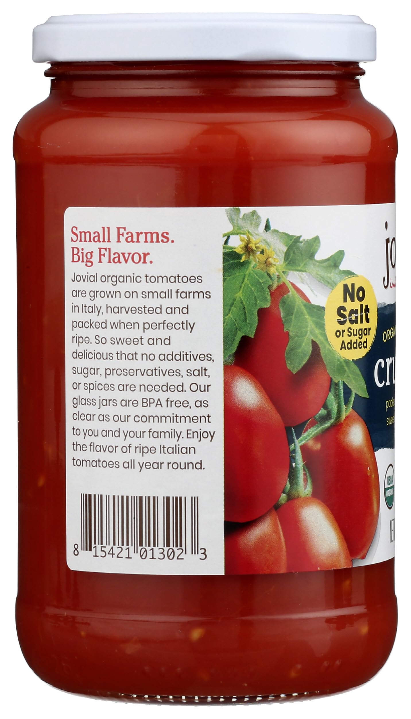 Jovial Organic Crushed Tomatoes, 18.3 Oz