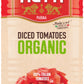 Mutti Organic Diced Tomatoes (Polpa Pezzi), 14 oz. | 6 Pack | Italys #1 Brand of Tomatoes | Fresh Taste for Cooking | Canned Tom