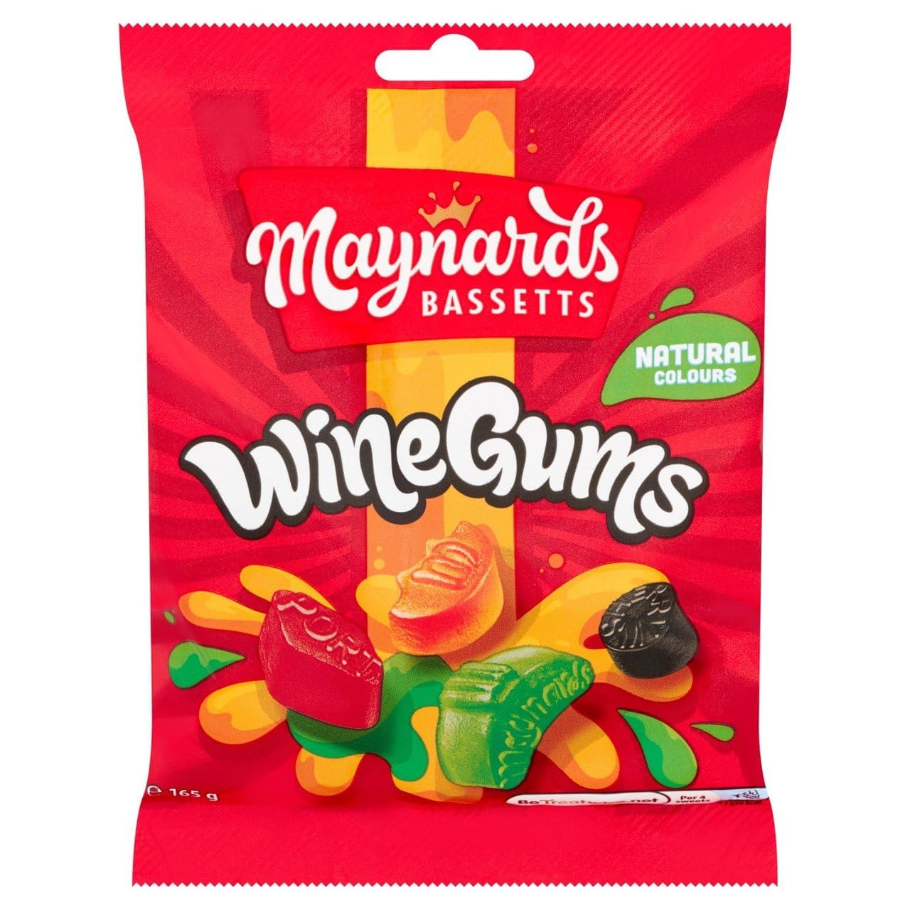 Wine Gums Maynards Wine Gums Bag - 165g (Pack of 2) - Multicolor - 12.7 cm x 4.19 cm x 13.41 cm
