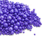 Dazzjoy Edible Pearl Purple Sugar Sprinkles, 130G/4.58Oz, Purple Ball Pearls Sprinkles For Cake Decorating, Cupcake Toppers, Edi