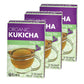 Eden Kukicha Organic Roasted Twig Tea, Low Caffeine, 16 Unbleached Manila Tea Bags, 3 Pack