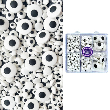 Candy Eyeballs Eye Ball Sprinkles Mixed Sweets Cake Cupcake Toppers Cookie Dessert Sprinkles Decorations for Christmas Halloween