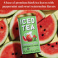 The Republic Of Tea Watermelon Mint Black Iced Tea, 40 Large Pouches / 40 Quarts, Premium Fine Black Tea